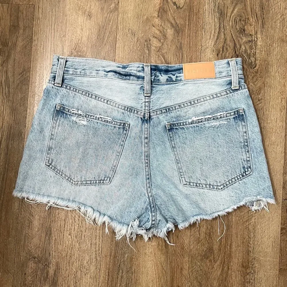 Pistola Women's Nova Relaxed High Rise Cut Off‎ Short en Adams Size 28 - Picture 5 of 12